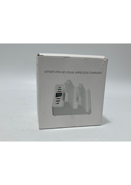 6 Port USB Dual Kablosuz Şarj Cihazı 80W indirimleri