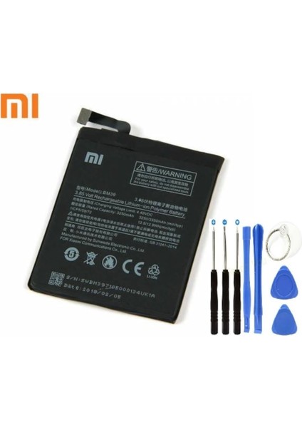Xiaomi Mi6 BM39 Batarya Pil ve Tamir Seti Senalstore