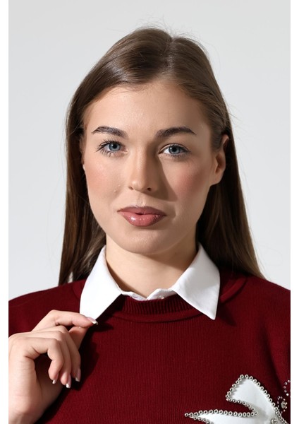 Schık Pamuklu Sahte Yaka Yarım Gömlek Beyaz SCKWM24GML01 fırsatları