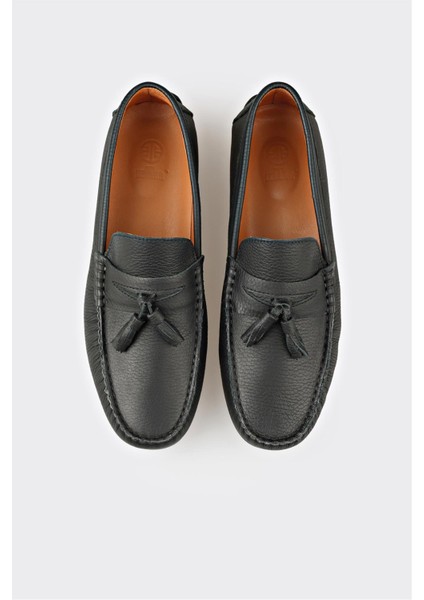 Siyah Deri Erkek Günlük Ayakkabı fırsatları