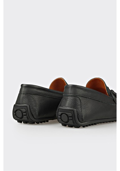 Siyah Deri Erkek Günlük Ayakkabı indirimleri