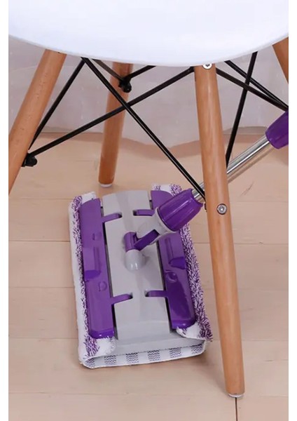 Bez Takıp Kullanılabilen Mandallı Mop Temizlik Seti Mikrofiber Bez Tak Kullan Mob Seti