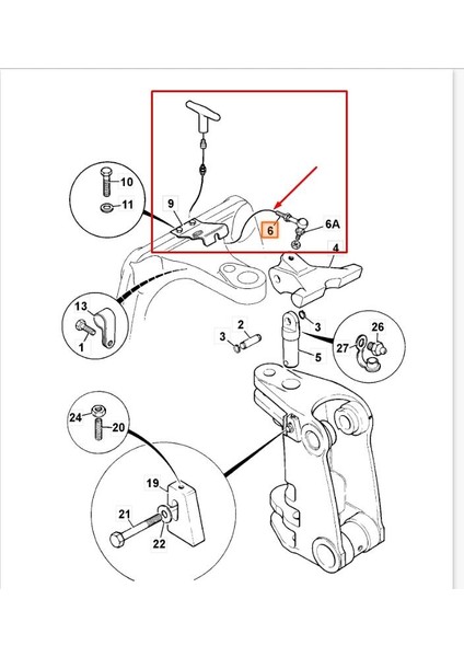 910/60106/Y - Bom Kilit Halatı (2003 Üzeri) - Jcb - fiyatları
