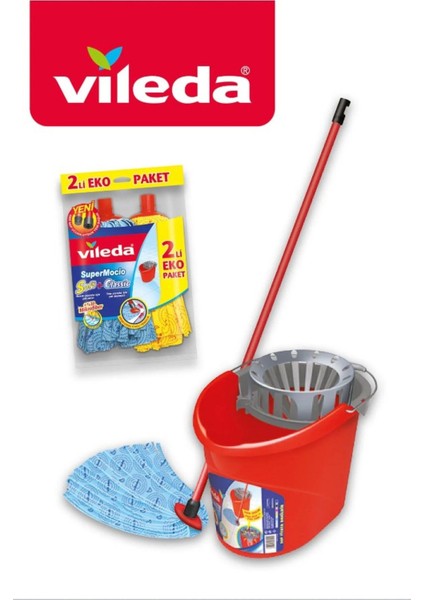 Süper Mocio Temizlik Seti 2 Li Paspas Yedek