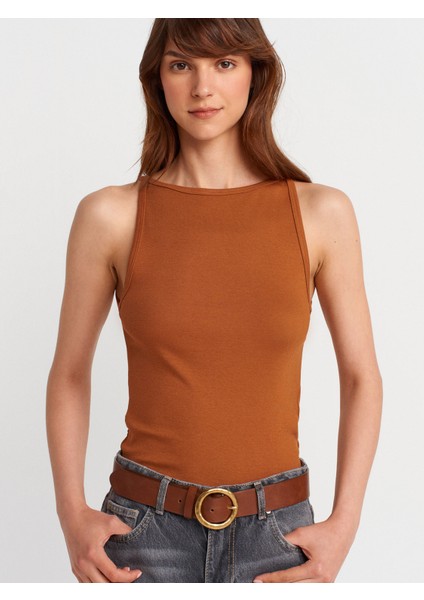 21048 Halter Yaka Top-K.kiremit