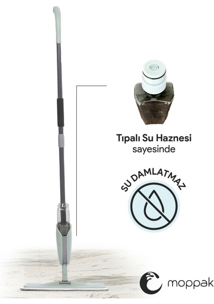 360 Derece Dönen Su Püskürtmeli Sprey Mop fırsatları