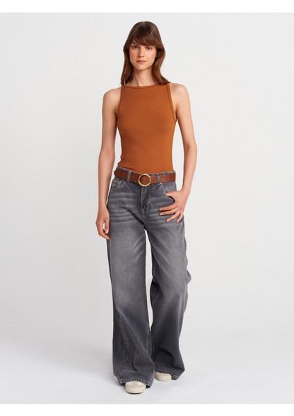 21048 Halter Yaka Top-K.kiremit