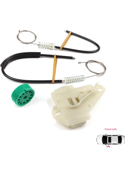 BWR5558 Honda City Mk4 Gd Ge Jazz Mk2 2001-2008 72250SAAJ02 Için Ön Sol Kapı Cam Kriko Tamir Seti