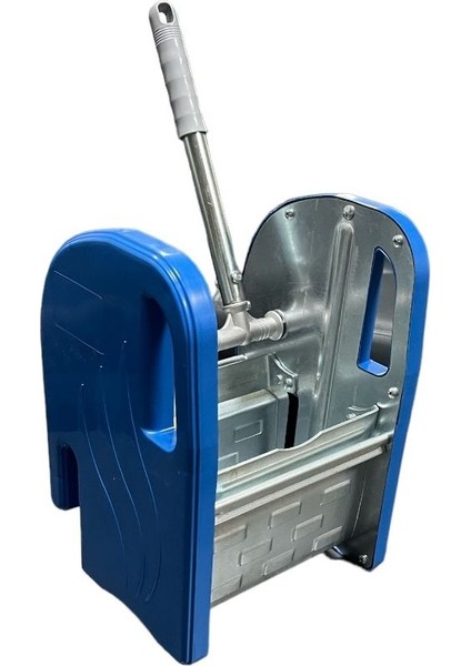 Çift Kovalı Temizlik Arabası Krom Gövdeli Çelik Presli Paspas Arabası Seti Islak Mop Seti. indirimleri