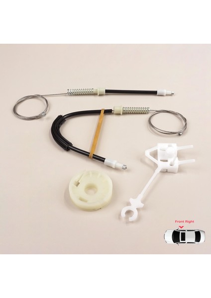 BWR5563 Alfa Romeo 156 932 1996-2007 4/5 Kapı 60672277 Için Ön Sağ Kapı Cam Kriko Tamir Seti fırsatları