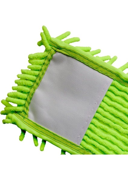 Mikrofiber Makarna Mop Ucu - Paspas Yedek Başlık Yeşil 40 cm fırsatları