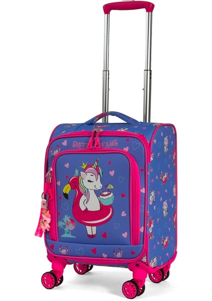 Çocuk Karakterli 4 Tekerlekli Valiz, Eğlenceli Seyahat Arkadaşı