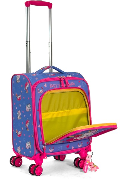 Çocuk Karakterli 4 Tekerlekli Valiz, Eğlenceli Seyahat Arkadaşı modelleri