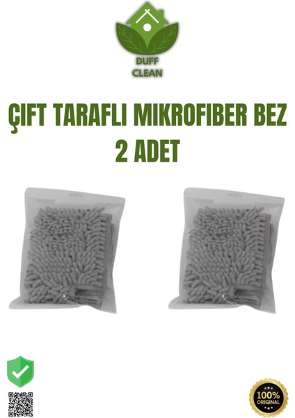 2 Adet Yedek Çift Taraflı Mikrofiber Sprey Mop Bez 12*40 cm fırsatları