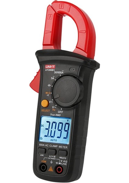 Powermaster UT-200B Dijital Pensampermetre Ac Akım Ölçer Sesli Ölçüm Yüksek Voltaj Uyarısı indirimleri