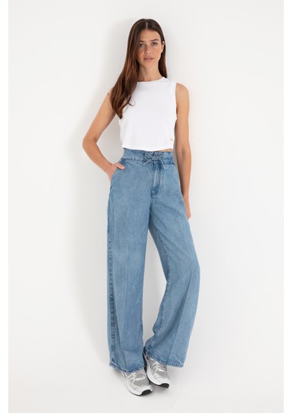 Kadın Açık Mavi Pantolon (Jean) 50305690-DN0021