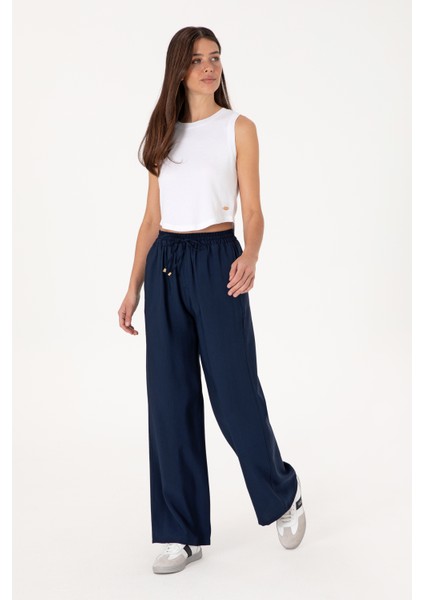 Kadın Lacivert Pantolon (Kanvas-Chino) 50300357-VR033 modelleri