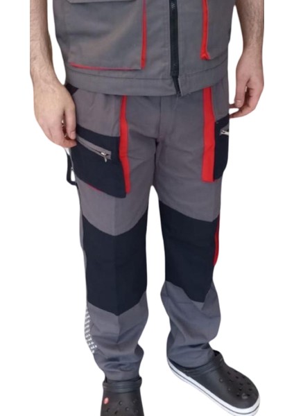 Teknik Harman Çok Cepli Pantolon