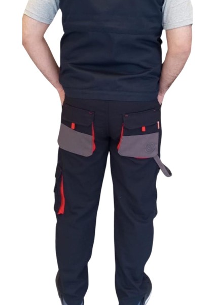 Teknik Harman Çok Cepli Pantolon