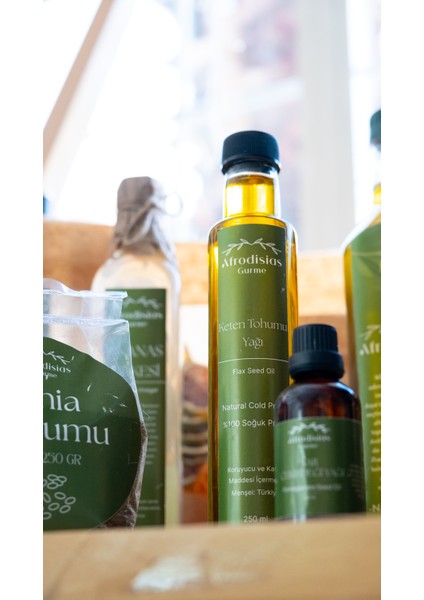 Keten Tohumu Yağı 250 ml - Doğal Soğuk Sıkım - Omega3 Kaynağı