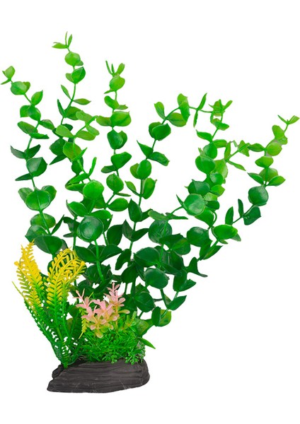 Plastik Bitki 28CM C-1157 Tekli