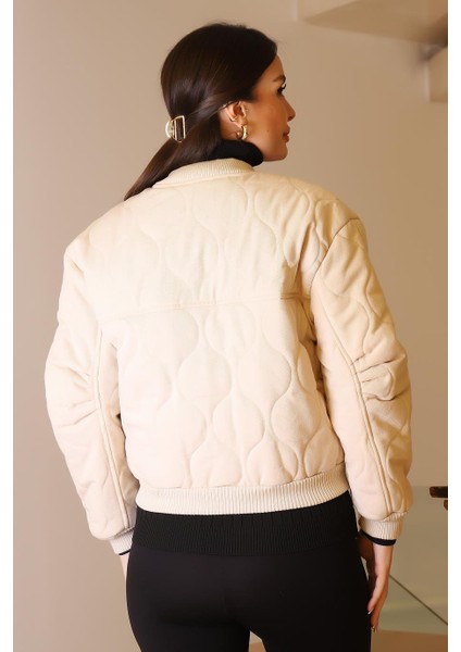 Dik Yaka Çıtçıtlı Taş Kadın Mont D99516-2K5 indirimleri