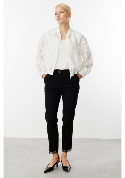 Ekol Yakmalı Organze Ekru Kadın Mont 6028-2Y5 indirimleri