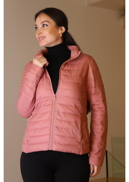 Lumberjack Fermuarlı Pembe Kadın Mont Padded 1SN28-2K5 fırsatları