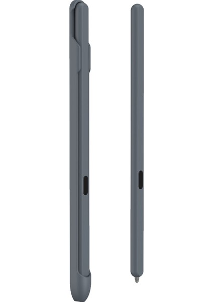 Samsung Galaxy Z Fold6 5g/z Fold5 5g/z Fold4 5g/z Fold3 5g Elektromanyetik Kalem Stylus Kalem Yuvası Ile-Gri (Yurt Dışından)
