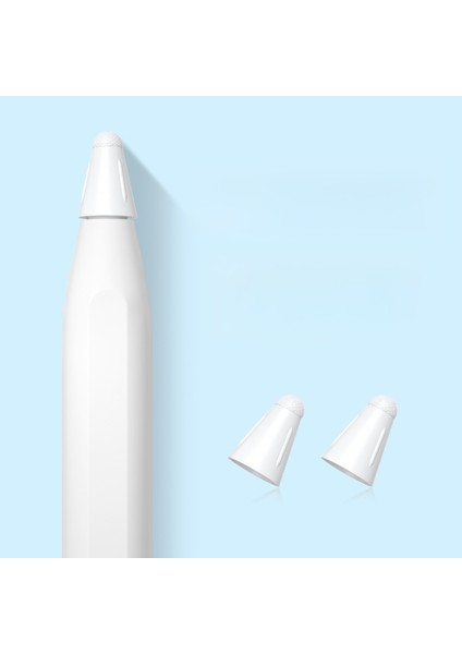 Huawei M-Pencil 3. Nesil/2. Nesil/1. Nesil/apple Pencil (2. Nesil)/(1. Nesil) Kalem Uçları Kapağı Için 4 Adet-Beyaz (Yurt Dışından)