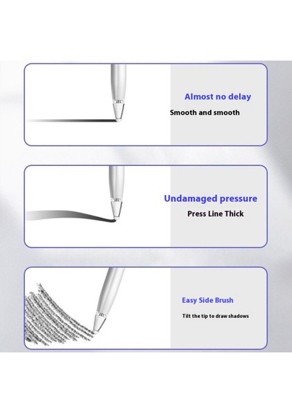 Huawei M-Pencil 3. Nesil/2. Nesil/1. Nesil/apple Pencil (2. Nesil)/(1. Nesil) Kalem Uçları Kapağı Için 4 Adet-Beyaz (Yurt Dışından)