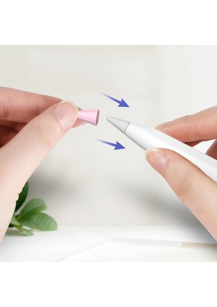 Huawei M-Pencil 3. Nesil/2. Nesil/1. Nesil/apple Pencil (2. Nesil)/(1. Nesil) Kalem Uçları Kapağı Için 4 Adet-Beyaz (Yurt Dışından)