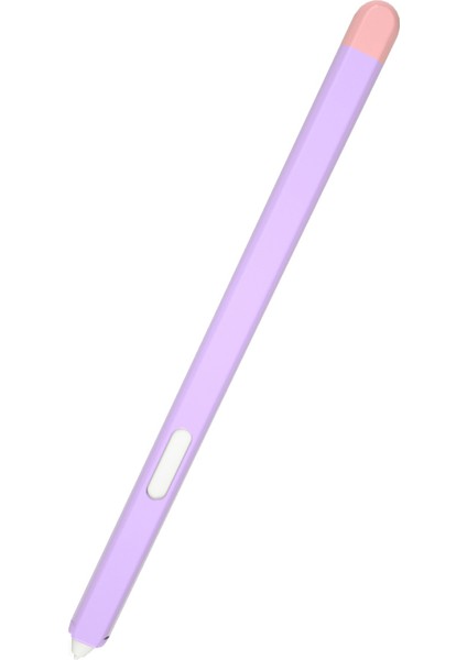 Samsung Galaxy Tab S Kalem Için Kontrast Renkli Stylus Kalem Koruyucu Kılıf-Mor/pembe (Yurt Dışından)