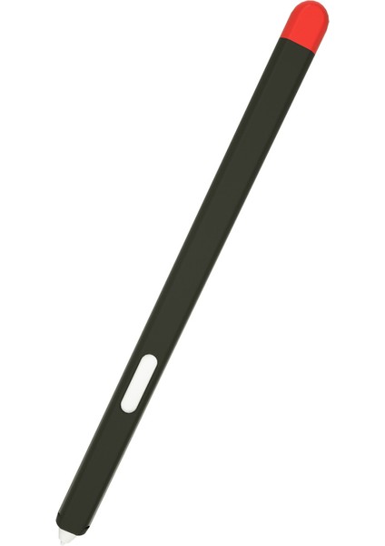 Samsung Galaxy Tab S Kalem Için Kontrast Renkli Stylus Kalem Koruyucu Kılıf-Siyah/kırmızı (Yurt Dışından)