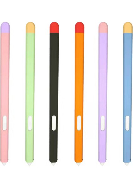 Samsung Galaxy Tab S Kalem Için Kontrast Renkli Stylus Kalem Koruyucu Kılıf-Siyah/kırmızı (Yurt Dışından) modelleri