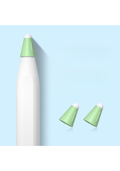 Huawei M-Pencil 3. Nesil/2. Nesil/1. Nesil/apple Pencil (2. Nesil)/(1. Nesil) Kalem Uçları Kapağı Için 4 Adet-Matcha Yeşili (Yurt Dışından)