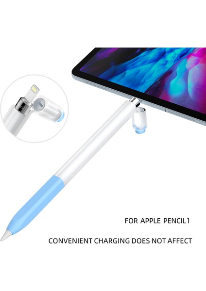 Apple Pencil (1. Nesil) Jelly Stylus Kalem Silikon Koruyucu Kılıf Düşmeye Dayanıklı Kapak-Sarı (Yurt Dışından)