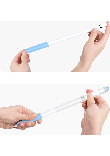 Apple Pencil (1. Nesil) Jelly Stylus Kalem Silikon Koruyucu Kılıf Düşmeye Dayanıklı Kapak-Sarı (Yurt Dışından)