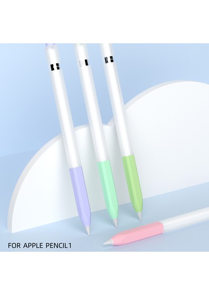 Apple Pencil (1. Nesil) Jelly Stylus Kalem Silikon Koruyucu Kılıf Düşmeye Dayanıklı Kapak-Sarı (Yurt Dışından)