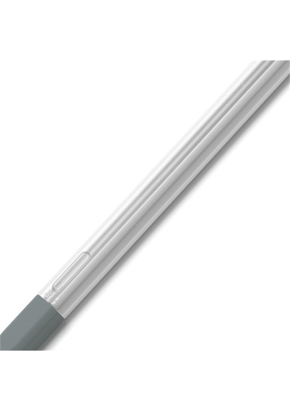 Samsung Galaxy Tab S6 Lite Stylus Kalem Silikon Kılıf Düşmeye Karşı Dayanıklı Kir Önleyici Kapak-Gri (Yurt Dışından)