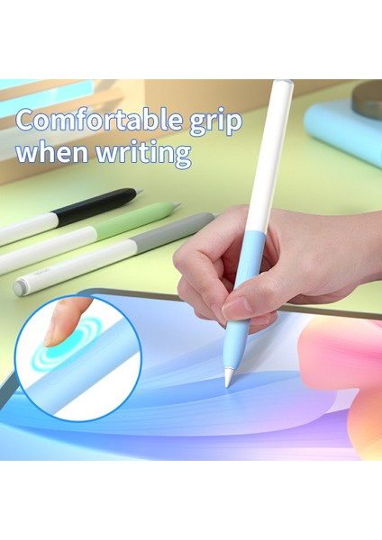 Vivo Pencil 2s Stylus Kılıfı Jelly Silikon Kılıf Kalem Koruyucu Kapak-Matcha Yeşili (Yurt Dışından)