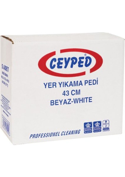 Beyaz Yer Yıkama Pedi 43 cm fiyatları