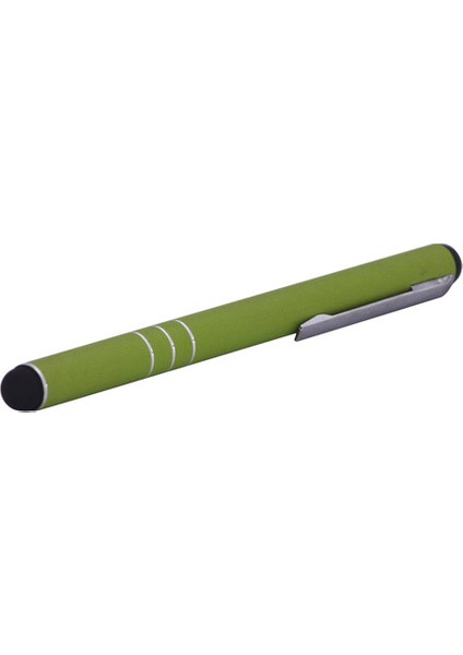iPhone 5 4s 4/ipad/samsung ve Kapasitif Ekranlı Diğer Akıllı Telefonlar Için Klips Stili Stylus Dokunmatik Kalem-Yeşil (Yurt Dışından)
