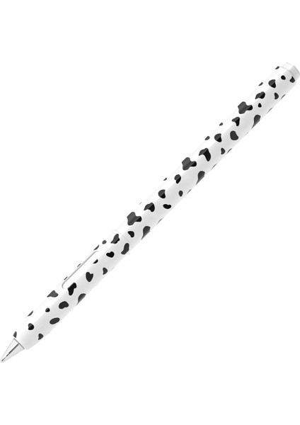 Huawei M-Pencil 1. Nesil Silikon Kılıf Inek Desenli Stylus Kalem Koruyucu Kılıf-Siyah (Yurt Dışından)