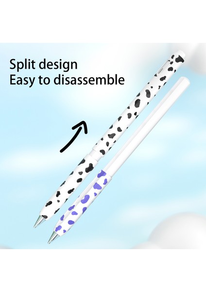 Huawei M-Pencil 1. Nesil Silikon Kılıf Inek Desenli Kalem Koruyucu Kılıf-Mor (Yurt Dışından) fiyatları