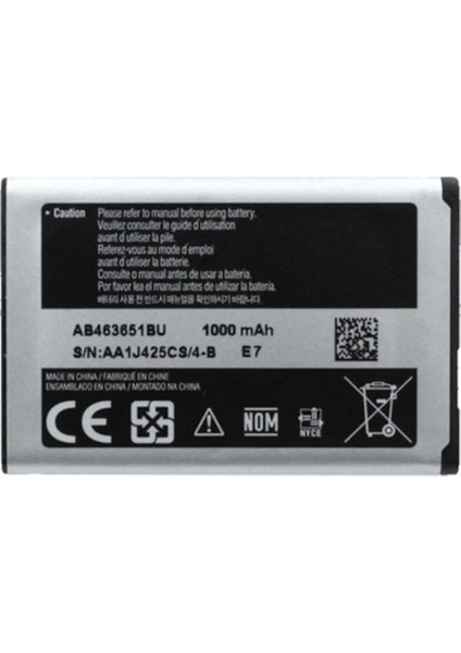 Samsung L700 S5600 S5603 S5610 Batarya Pil AB463651BU Senalstore
