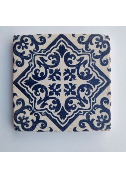 Dekoratif Figürlü Doğal Taş Banyo Gider Kapağı Süsü Tekli 10X10 cm