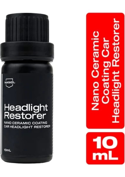 Headlight Restorer Nano Seramik Far Yenileme ve Koruma Kiti-3 Yıl DAYANIM-10ML