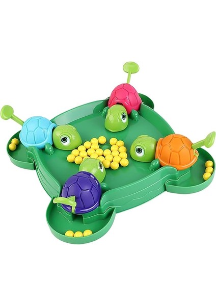 HAPPENS Kaplumbağa Top Yutma Oyunu Çocuk Eğlenceli Oyun Kurbağa Denge Top