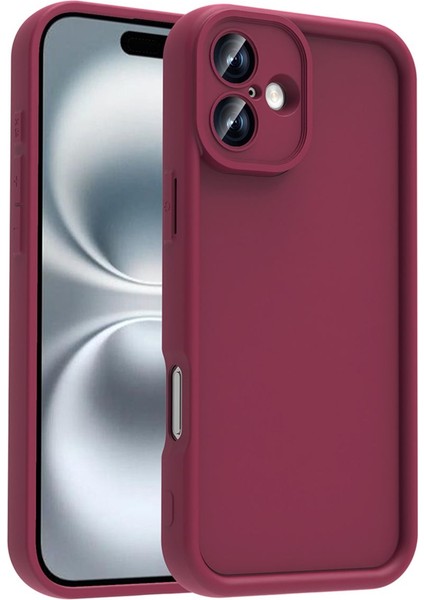 apple iPhone 16 Plus Uyumlu Kamera Korumalı Parlak Stil Tasarım Kapak